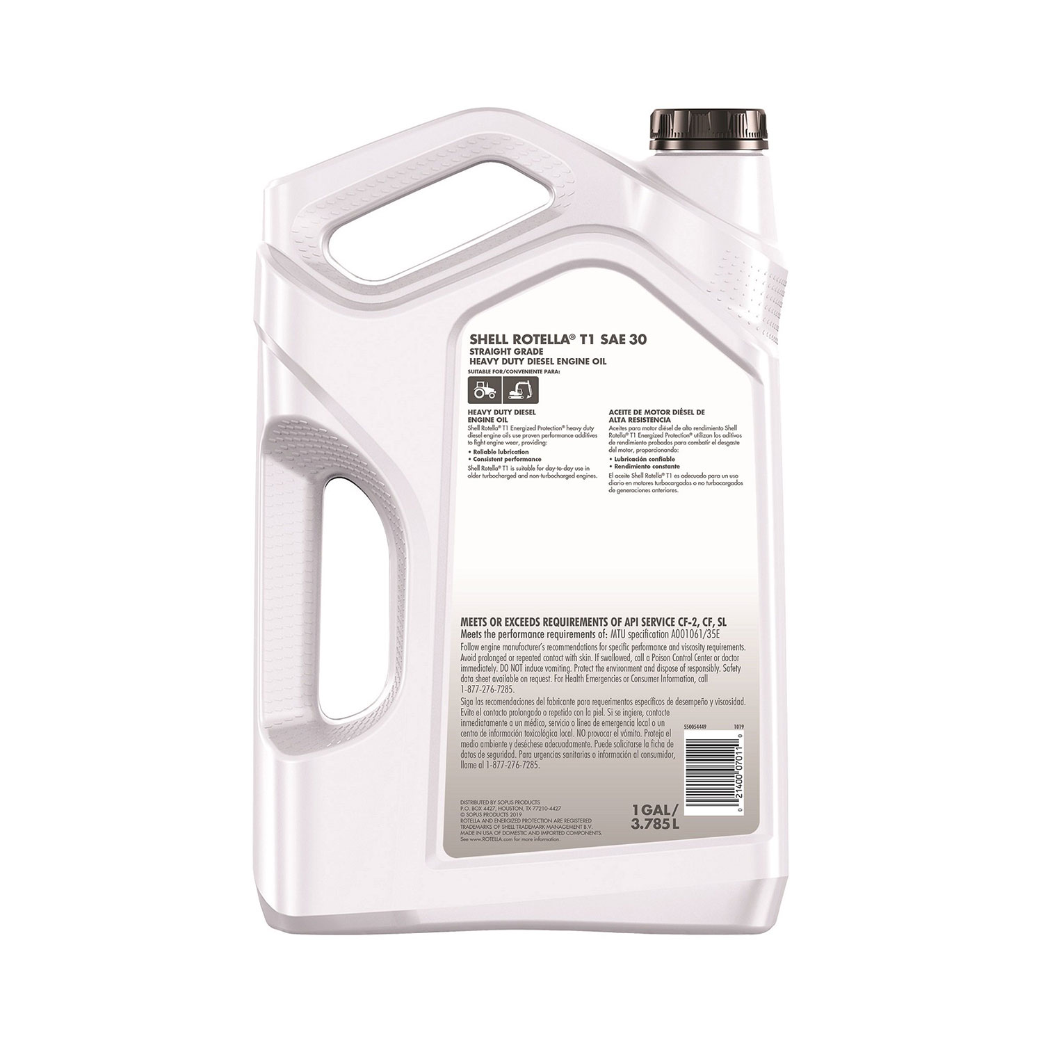 Shell Rotella T1 SAE 30 Conventional Heavy Duty - Imagen 2